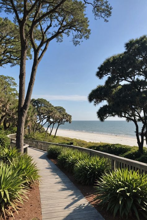 Island Escape: Discover the Luxurious Charm of Hilton Head Island Isle Of Palms South Carolina, Hilton Head Island South Carolina, South Carolina Homes, Southern Culture, Island Pictures, Hilton Head Island Sc, Harbour Town, Clean Beach, Hilton Head Island