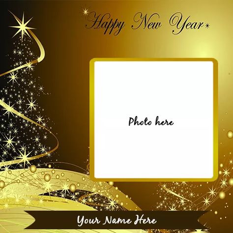 Happy New Year 2023 Frame Photo With Name Happy New Year Photo Frame, New Year Wishes With Photo, Profile Picture Background, Happy New Year Frame, Happy New Year Photo Editing, Happy New Year Creative, New Year Photo Frame, Merry Christmas Photo Frame, Halloween Photo Frames