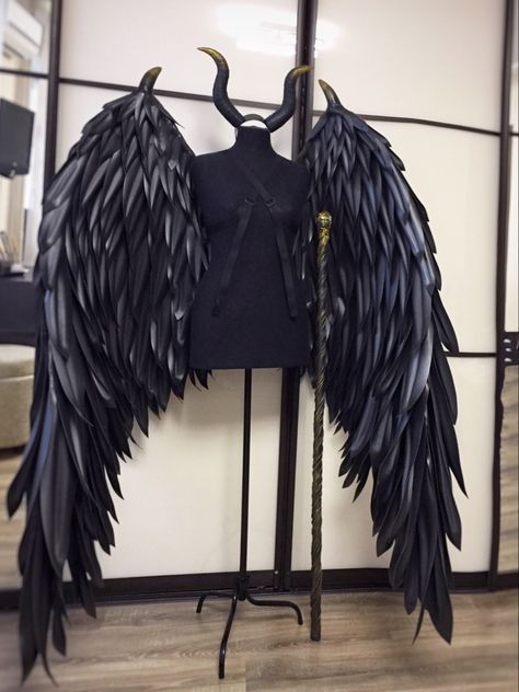 Wings For Cosplay, Maleficent Wings, Angel Wings Cosplay, Game Display, Maleficent Cosplay, Game Shooting, Maleficent Horns, Amazing Gray, Wings Cosplay