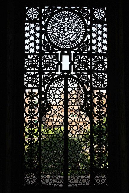 Decorative window screen- Cairo, Egypt by Fred Vedder, via Flickr Cool Doors, Iron Door, Cairo Egypt, Unique Doors, Beautiful Doors, Iron Doors, Islamic Architecture, Closed Doors, Door Knockers