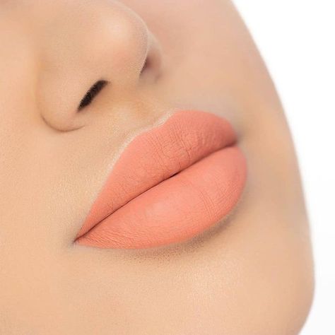 Lipstick Inspiration, Matte Nude Lipstick, Bridal Hair Accessories Flower, Neutral Lips, Orange Lips, Makeup Accesories, Makeup News, Lip Swatches, Trendy Makeup