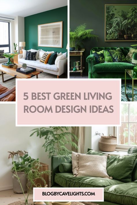 🌿 Transform your living room into a serene oasis with these 5 stunning green living room design ideas! From lush botanical accents to soothing green decor, discover how to create your perfect retreat. 🛋️💚 Click to unlock your ultimate living room inspiration! #GreenLiving #LivingRoomDesign #HomeDecorIdeas Cozy Green Living Room, Green Living Room Aesthetic, Green Home Decor Living Room, Green Accent Wall Living Room, Green Living Room Walls, Sitting Room Ideas Cozy, Modern Green Living Room, Living Room Design Green, Green Sofa Living