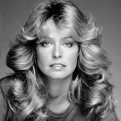 70s Blowout Hair, 70s Blowout, Farah Fawcett Hair, Fawcett Hair, Farah Fawcett, Farrah Fawcet, 70s Hair, Charlie's Angels, Blowout Hair