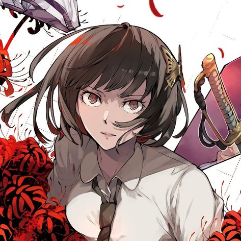 Yosano Akiko, Oc Manga, Dog Icon, Familia Anime, Butterfly Pin, Bongou Stray Dogs, Stray Dogs Anime, Art Icon, Burgos