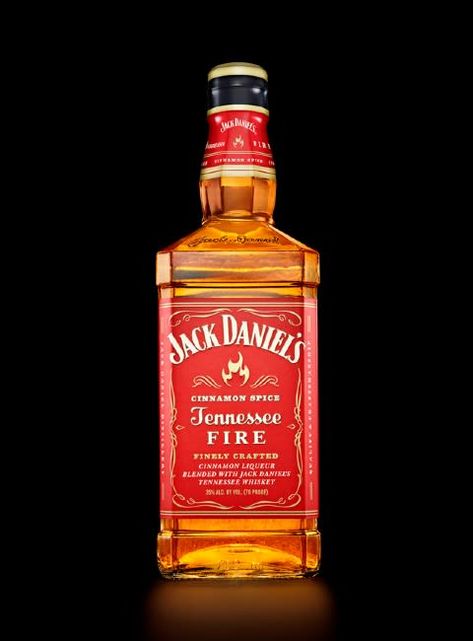 Tennessee Fire | Jack Daniel's Jack Daniels Fire, Jack Fire, Whisky Jack, Jack Daniels Bottle, Whisky Drinks, Whiskey Drinks, Tennessee Whiskey, Jack Daniel, Cinnamon Spice