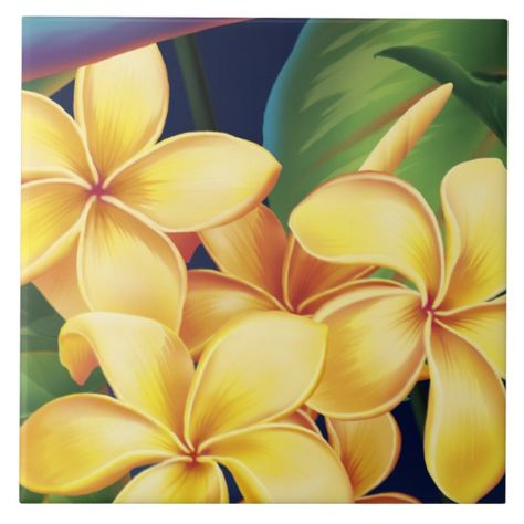 Hawaiin Flowers, Buddha Flower, Hawaiian Gifts, Tropical Gifts, Lavender Herb, Hawaiian Plumeria, Flower Tile, Plumeria Flowers, Victorian Flowers