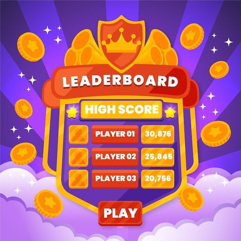 Free vector cartoon leaderboard illustra... | Free Vector #Freepik #freevector #game-leaderboard #leaderboard #illustrations #flat-illustration Game Card Design, Game Gui, Yearbook Themes, Vector Game, Game Ui Design, Food Poster Design, Game Illustration, Coffee Poster, Vector Cartoon