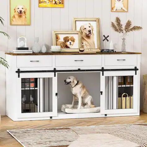 Pet Supplies - Overstock Large Dog Crate Furniture, Extra Large Dog Kennel, Large Dog Kennel, Kennel Furniture, Heavy Duty Dog Crate, Wooden Dog Kennels, Wooden Dog Crate, Dog Kennel Furniture, Large Dog Crate