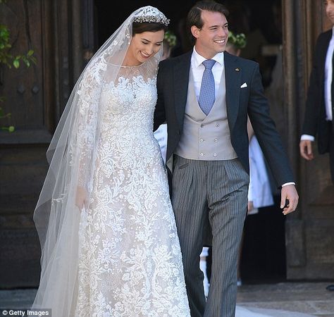 Prince Felix and Claire Princess Claire Of Luxembourg, Wedding Morning Suits, Father Of The Bride Outfit, Morning Suit, Groom Suit Grey, Morning Coat, Wedding Tux, Morning Suits, Prince Felix