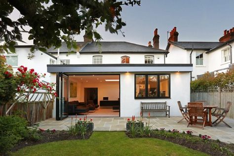 1930s House Extension, Single Storey Rear Extension, Flat Roof Extension, Single Storey Extension, Kitchen Diner Extension, Garden Room Extensions, Extension Plans, House Extension Plans, Side Extension