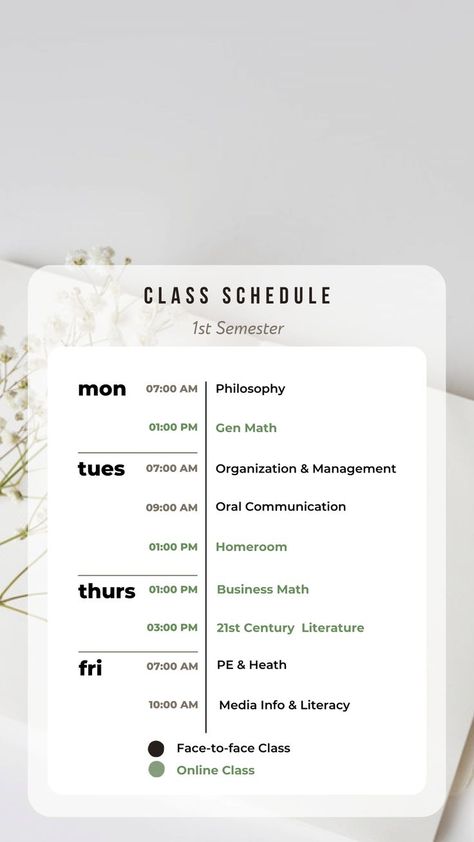 Copy of copy of white elegant minimalist schedule wallpaper in 2022 | Study planner printable, Schedule design, Class schedule template Schedule Templates With Pictures, Schedule Notes Ideas, Canva Schedule Ideas, Exam Schedule Templates Aesthetic, Aesthetic Schedule Template Wallpaper, Cute Schedule Templates For School, Schedule Class Template, Class Schedule Wallpaper Ideas, Wallpaper Schedule Aesthetic