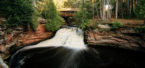 9. Amnicon Falls State Park Wisconsin Waterfalls, Exploring Wisconsin, Geodesic Dome Homes, Apostle Islands, Scenic Road Trip, Largest Waterfall, Wisconsin Travel, Most Beautiful Gardens, Beautiful Sights