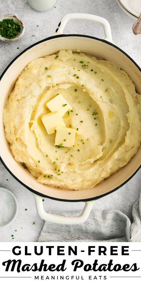 Gluten Free Mashed Potatoes And Gravy, Gluten Free Thanksgiving Dinner Recipes, Are Potatoes Gluten Free, Gf Mashed Potatoes, Best Gluten Free Thanksgiving Recipes, Gluten Free Dairy Free Mashed Potatoes, Gluten Free Mashed Potatoes Recipe, Easy Mashed Potatoes Recipe Simple, Gf Thanksgiving Recipes