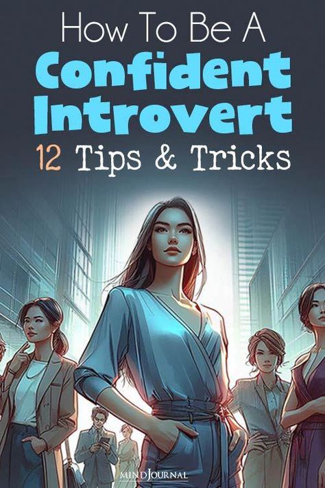 A confident introvert? Is that even a thing? Well, introverts can be highly confident, it’s just that the confidence introverts have is very different... How To Be Cool, How To Be Confident, Being Confident, Effective Communication Skills, Healthy Advice, Learning To Say No, Self Confidence Tips, Positive Self Talk, Confidence Tips