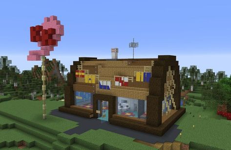 Minecraft Building Ideas Playground, Nether Bridge Minecraft Design, Things To Built In Minecraft, Minecraft Up House, Krusty Krab Minecraft, Minecraft Cartoon Builds, Minecraft Disney Buildings, Fun Minecraft Builds, Disney Minecraft