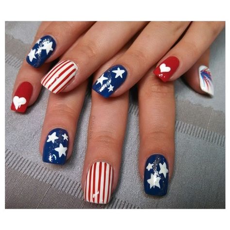 Stripes Nails, Striped Nail Designs, Patriotic Nail, Patriotic Nails, Decorative Nails, Nail Art Stripes, Designer Nails, Spring Nail Trends, Nail Decor