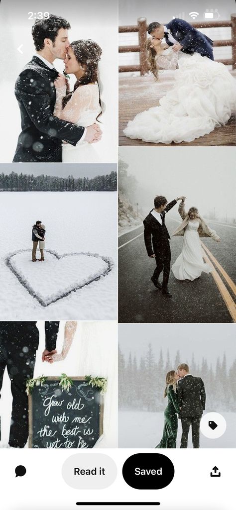 Winter Wedding Photo Ideas, Wedding Fotos, Winter Wedding Photos, Urban Wedding Venue, Snow Wedding, Wedding Venue Inspiration, Wedding Photo Ideas, Winter Wedding Inspiration, Winter Wonderland Wedding