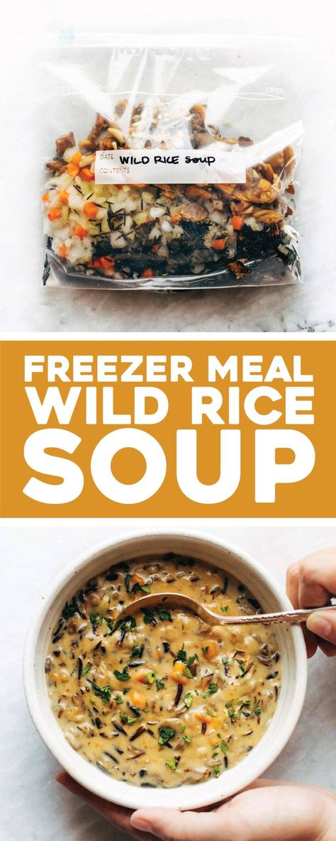 Freezer Casseroles, Freezer Soups, Vegetarian Freezer Meals, Soup Vegetarian, Budget Freezer Meals, Freezable Meals, Crock Pot Freezer, Healthy Freezer Meals, Menu Food