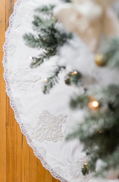 Category – Tagged "Home" – Unbox the Dress Old Wedding Dress Repurpose, Repurpose Wedding Dress, Wedding Dress Keepsake, Old Wedding Dresses, Recycled Wedding, Christening Blanket, Keepsake Ideas, Holiday Tree Skirts, Wedding Dress Crafts