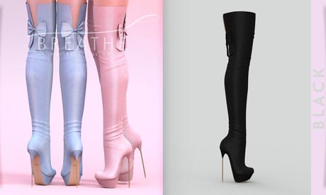 Sims 4 Cc High Heels Boots, Fashion Designer Room, Sims4 Shoes, Ts4 Shoes, Magic Shoes, Sims 4 Cc Shoes, Pelo Sims, Sims Four, Crazy Outfits