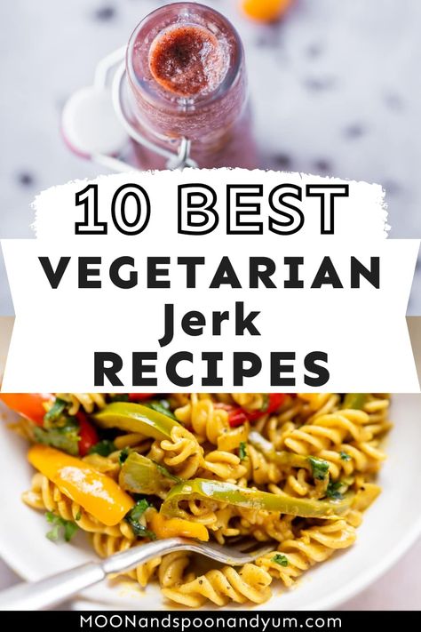 Jerk Recipes, Jerk Recipe, Mushroom Recipes Vegan, Jerk Sauce, Jerk Chicken Recipe, Vegetarian Recipes Dessert, Jamaican Cuisine, Vegetarian Recipes Lunch, Tempeh Recipes