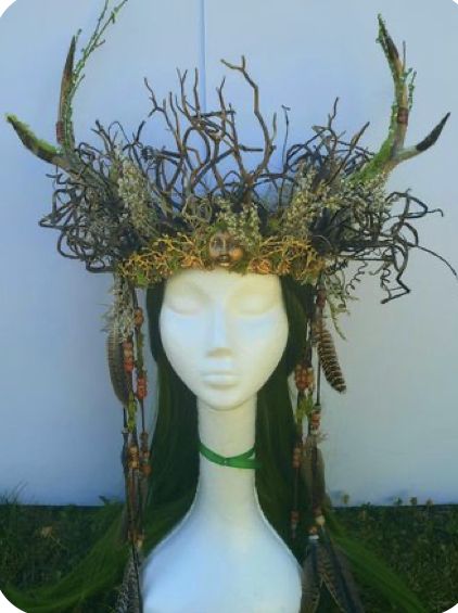 Dryad Headpiece, Forest Headpiece, Branch Crown, Antler Headpiece, Forest Fairy Costume, Witch Crown, Mother Nature Costume, Elf Kostüm, Spirit Costume