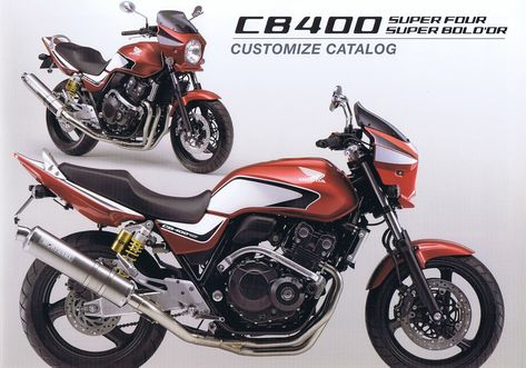 2010_HONDA CB400 Super Four + CB400 Super Bol D'Or brochure_JAPAN_13 Cb400 Super Four, Super Four, Honda Cb400, Bike, Japan