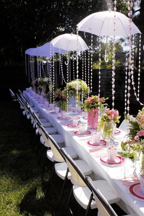 If they are girls! I probably could do the same thing for boys just less pink and girly frills. Fiesta Shower, Fiesta Baby Shower, Festa Party, April Showers, Summer Lovin, Girl Shower, Diy Wedding Decorations, Girl Baby Shower, Shower Party