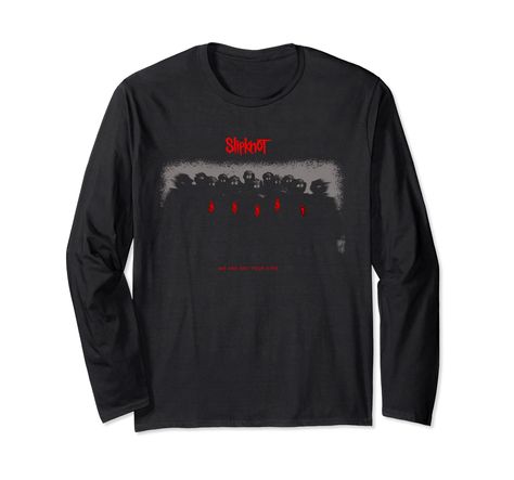 PRICES MAY VARY. Authentic Licensed Bravado Slipknot Merchandise Bravado International Group, a Universal Music Group Company, has been granted the legal right to use Slipknot legally registered USPTO trademark; 2021 Lightweight, Classic fit, Double-needle sleeve and bottom hem Universal Music Group, Slipknot, Branded T Shirts, Long Sleeve T Shirt, Top Styles, Fashion Branding, Long Sleeve Tshirt, Long Sleeve, Music