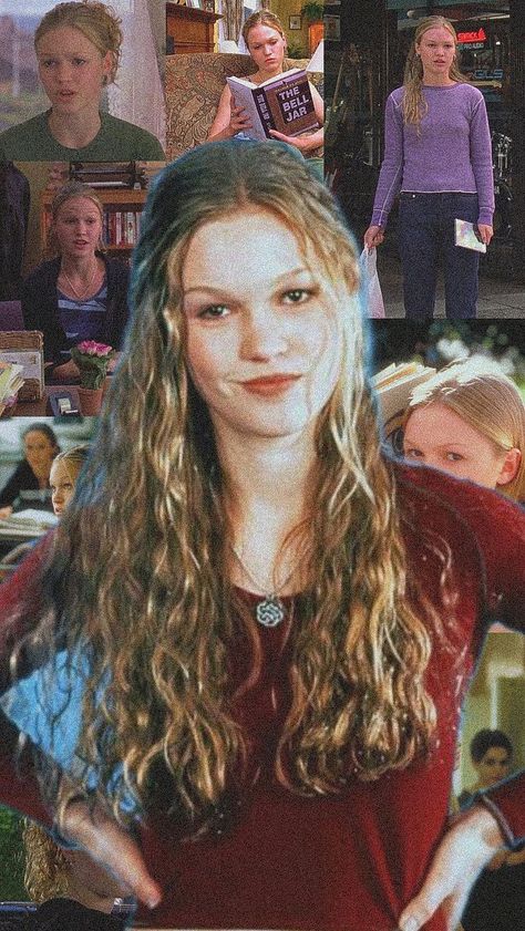 Kat Stratford, رورونوا زورو, Julia Stiles, 10 Things I Hate About You, Iconic Movies, Film Aesthetic, Serie Tv, Hair Goals, Role Models