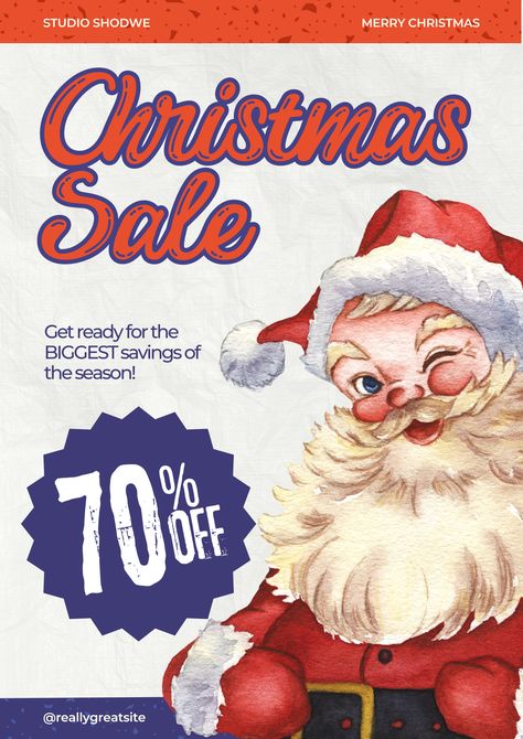 Step into a nostalgic Christmas with our Red and Blue Vintage Sale! 🎄 This illustrative poster highlights the best holiday deals you won’t want to miss. Shop now to enjoy festive savings and celebrate in style! Christmas Sale Poster Design, Illustrative Poster, Sale Poster Design, Christmas Sale Poster, Sale Template, Nostalgic Christmas, Holiday Deals, Blue Vintage, Poster Template