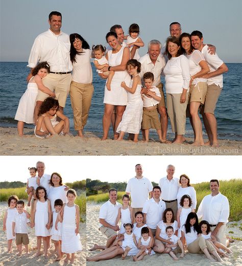 Cape Cod family beach portraits, happy portraits, photos of grandparents with their grandchildren. Cape Cod beach portraits by The Studio by the Sea. Happy Family With Grandparents, Family Gathering Outfit, Cape Cod Beach, Family Beach Portraits, Fun Family Photos, Cape Cod Beaches, Beach Portraits, Posing Guide, Family Picture