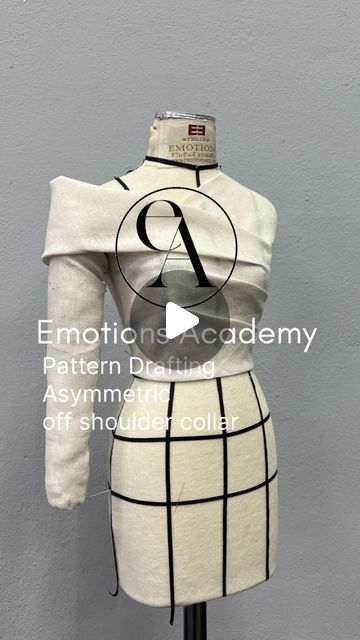 Instagram Pattern, Pattern Drafting, Sewing Basics, Work Experience, School Fashion, Dressmaking, Evening Wear, Off Shoulder, Embroidery