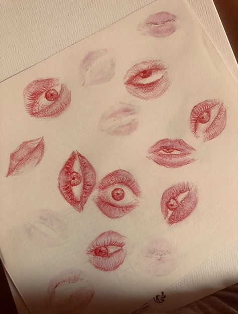 Kiss Lips Drawing Reference, Kisses On Paper Aesthetic For Boyfriend, Kiss Eyes Drawing, Kiss Paper Trend, Eyes Drawing Aesthetic, Kisses On Paper Aesthetic, Romantic Letters, Kissing Drawing, Kiss Gift