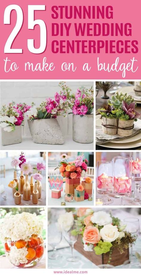 Cheap Centerpieces, Cheap Wedding Centerpieces, Diy Wedding Centerpieces, Centerpieces Diy, Unique Wedding Flowers, Wedding Floral Centerpieces, Wedding Centerpieces Diy, Flower Centerpieces Wedding, Diy Centerpieces