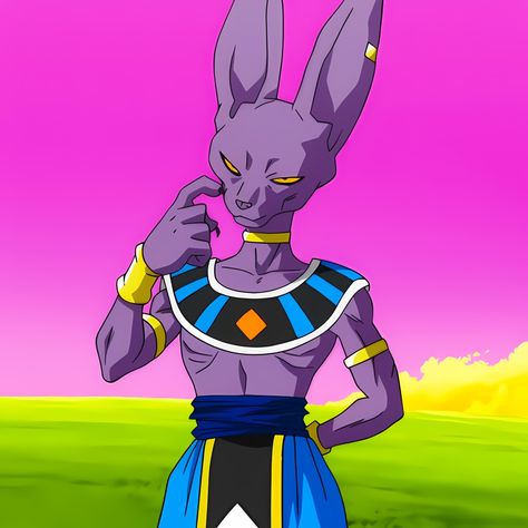 Dragon Ball | Icon Lord Beerus Fanart, Beerus Pfp, Beerus Art, Dragon Ball Beerus, Bills Dragon Ball, Cool Car Backgrounds, Lord Beerus, Car Backgrounds, Anime Men