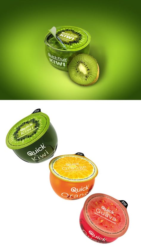 Jelly Packaging Design, Fun Packaging Design, Jelly Packaging, Bottle Packaging Ideas, Healthy Food Packaging, Yogurt Packaging, Fun Packaging, Fruit Packaging, Juice Packaging