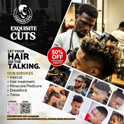 #love🍬. Barbershop Hairstyle Poster, Barbering Shop Flyer Design, Barbing Salon Flyer Design, Barber Flyer Design, Barbing Salon Design, Barbershop Flyer Design, Hairstyle Poster, Hair Salon Flyer, Hair Poster Design