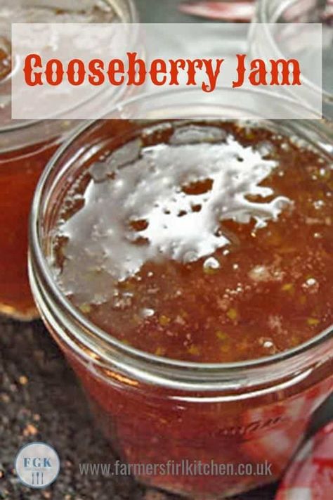 Gooseberry Jelly, Creative Canning, Pakistani Cooking, Gooseberry Jam, Gooseberry Recipes, Great British Food, Homemade Jams, Pink Berries, Berry Recipes