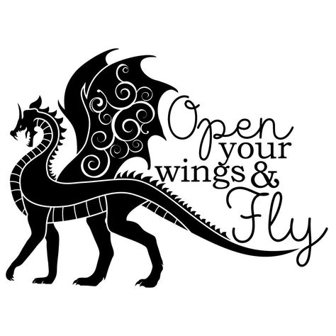 Open Your Wings Quote Free SVG Files 1019 Free Dragon Svg Files For Cricut, Dungeons And Dragons Svg Free, Cricut Svg Images Free, Campervan Decals, Cute Cricut Shirts, Dragon Svg Free, Free Cricut Downloads, Dragon Cricut, Svg Images Free