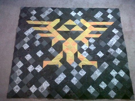 Zelda Quilt Pattern | Legend of Zelda Quilt Zelda Quilt Pattern, Zelda Quilt, Panels Design, Quilt Panels, Nerd Crafts, Love Pinterest, Man Quilt, Quilt Baby, December 27