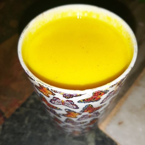 Haldi Doodh (Turmeric Milk)  Healthy and Makes your💪 this strong and Also keeps you away from every disease 👩‍🍳🌟🌈💫🌞 Haldi Milk, Haldi Doodh, Turmeric Milk, Snap Food, Muscles, Disease, Milk, Make It Yourself, Quick Saves