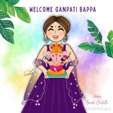 Welcome Ganpati bappa Ganpati Modak Painting, Welcome Ganpati Bappa Quotes, Ganpati Bappa Cartoon Images, Cute Ganpati Bappa Photo, Ganpati Cartoon Images, Ganpati Illustration Art, Ganpati Bappa Cute Images, Ganpati Bappa Wishes, Bappa Images Cute