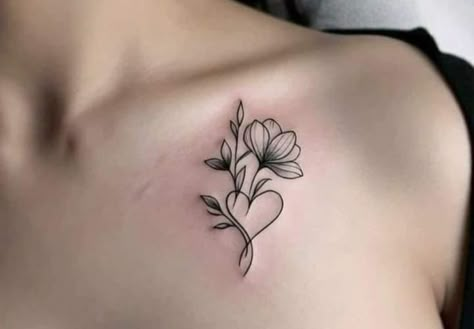 Floral Hand Tattoo, Tattoos For Women Cat, Butterfly Tattoos On Arm, Colour Tattoo For Women, First Tattoos, Small Chest Tattoos, Tattoos For Dog Lovers, Chest Tattoos For Women, Creative Tattoo