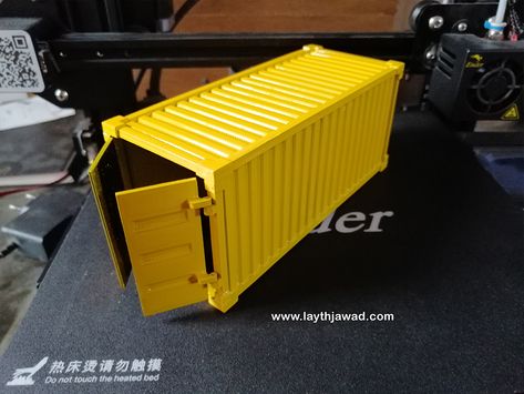 Container 3D Printing model | Layth Jawad 3d Print Container, 3d Printing Store, 3d Printing Toys, 3d Tiskárna, Useful 3d Prints, Drukarka 3d, 3d Printing Business, 3d Printing Art, 3d Printer Designs