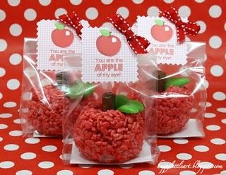 back-to-school treat Apple Party, Apple Birthday, Johnny Appleseed, Snow White Party, Apple Theme, Back To School Party, School Treats, Fall Apples, Apple Of My Eye