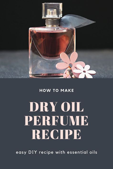 Dry Oil Spray Diy, How To Make Perfume Oil, How To Make Oil Based Perfume, Alcohol Free Perfume Diy, Diy Hair Perfume Recipes, Patchouli Perfume Diy, Perfume Diy, Perfume Making Recipes, How To Make Perfume