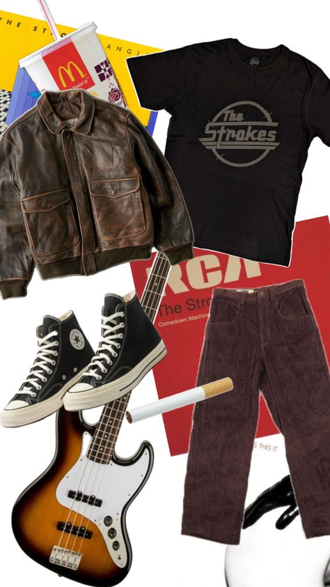 Yes i’m a bassist The Strokes Outfit, The Strokes, Types Of Fashion Styles, Fashion Outfits