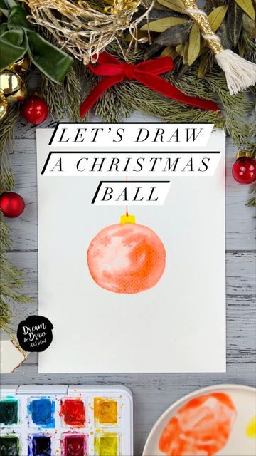 Sketching Beginners, Watercolour Sketching, Patreon Art, Watercolor Sketching, Xmas Art, Sketches Tutorial, High School Art, Watercolor Christmas, Painting Tutorials