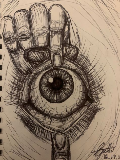 Sketches, drawings, eyeballs Horror Pen Drawing, Dark Pen Drawings, Black Pen Drawing Simple, Scary Pen Drawing, Random Pen Sketches, Pen Sketch Ideas Sketchbooks, Scribble Pen Art, Black Pen Doodles Aesthetic, Pen Sketching Ideas